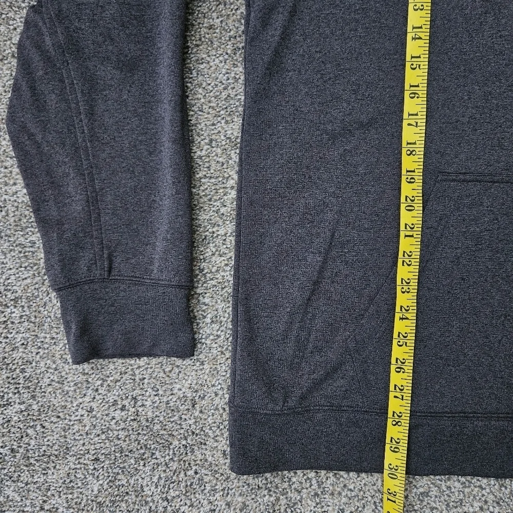 North Face Men’s Zip Up Sweatshirt Size XL Full Zip Hoodie Jacket Gray Orange